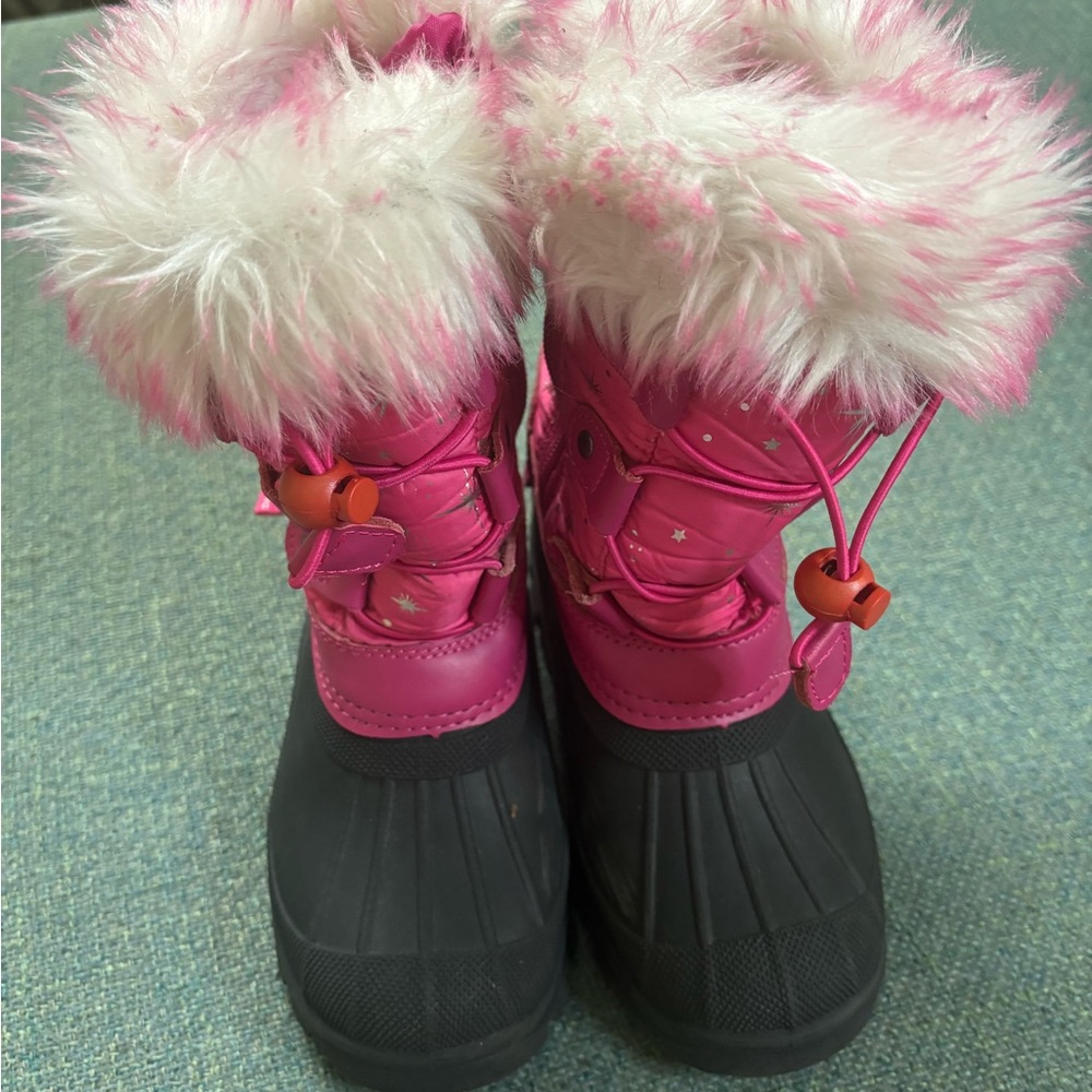 3M Thinsulate Pink and Black Kids Boots- toddler size 11